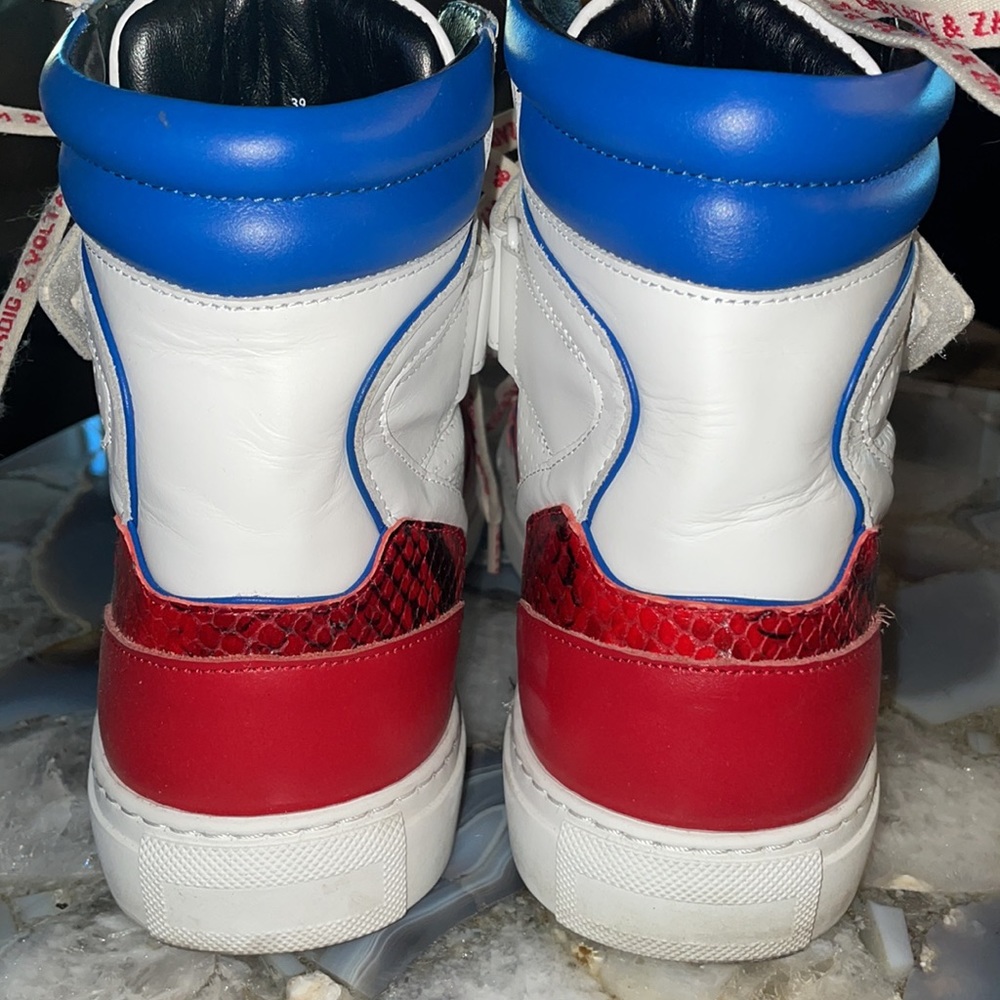 LIKE NEW Zadig & Voltaire High-Top Sneakers Sz 39 - Picture 5 of 9